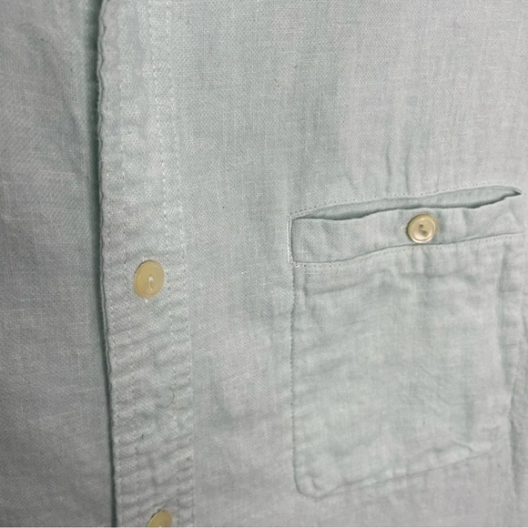 The Territory Ahead Linen Blend Button Down Shirt XL - Picture 2 of 5